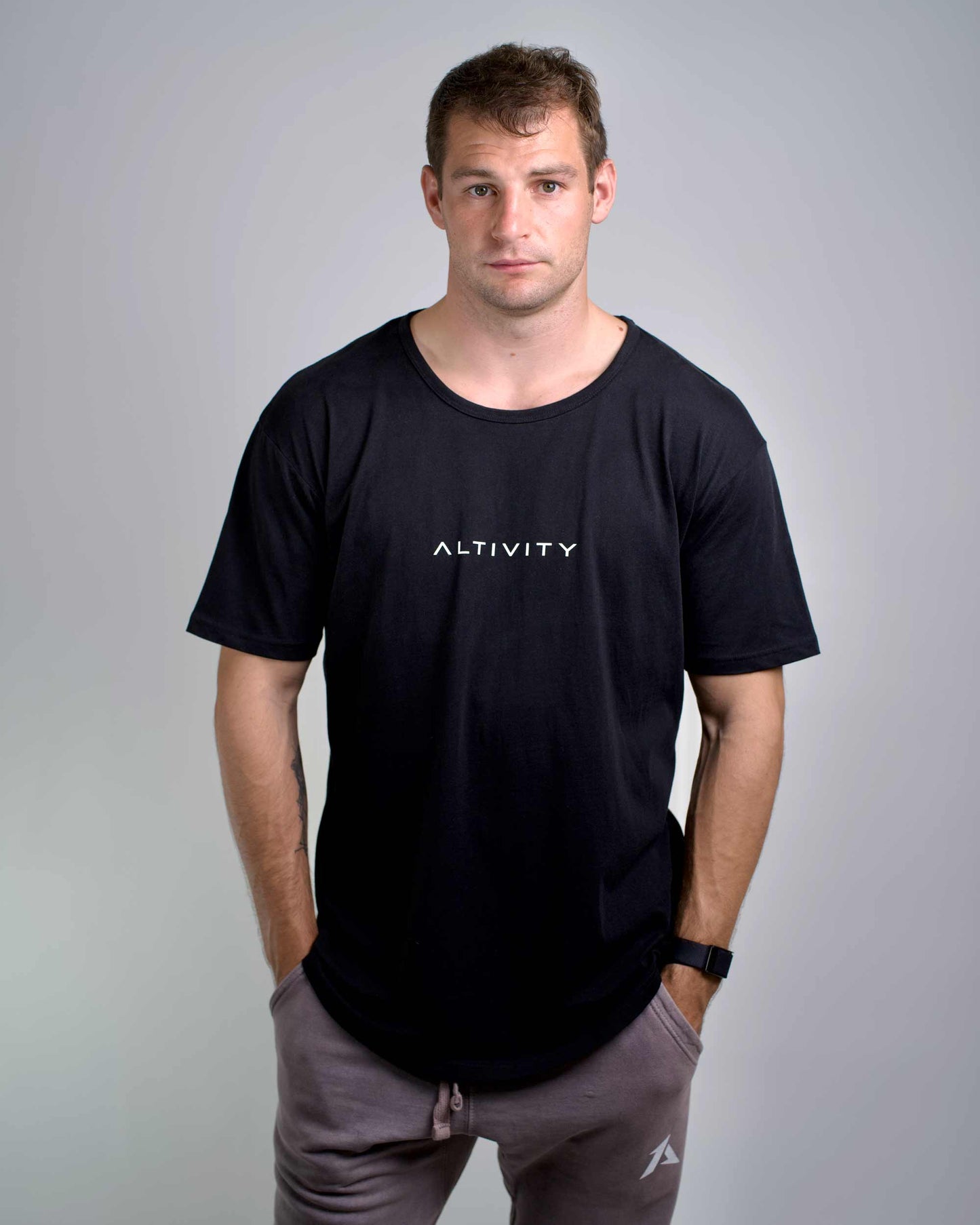 Purchase Fading Spine Drop Tail Tee in United States