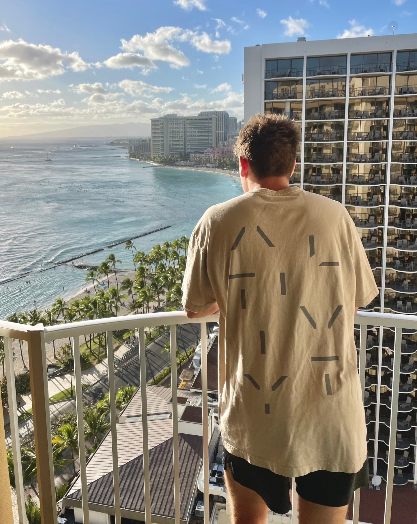 Order Line Design Drop Shoulder Tee in USA