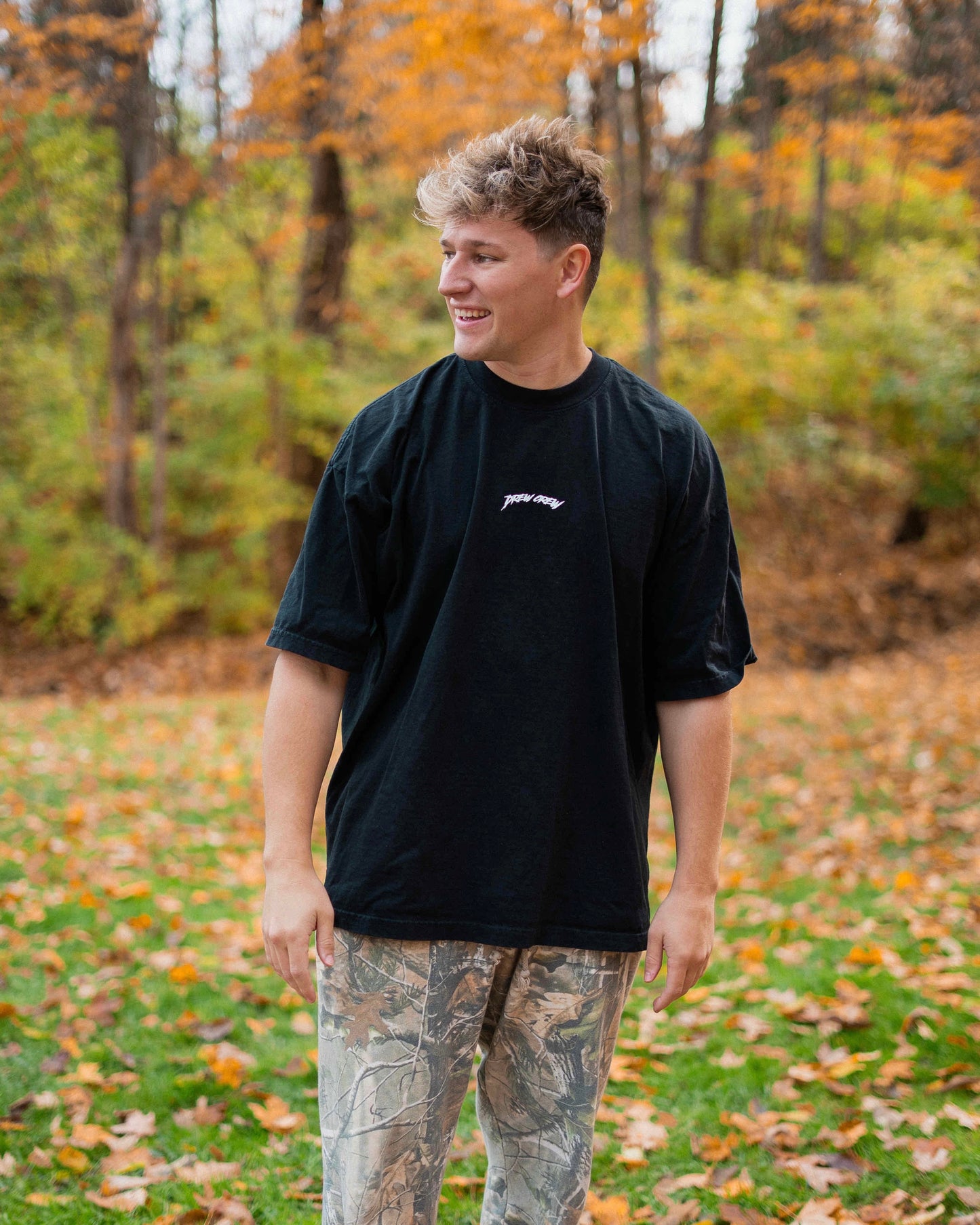 Drew Crew Bundle (Black Tee & Black Hoodie)