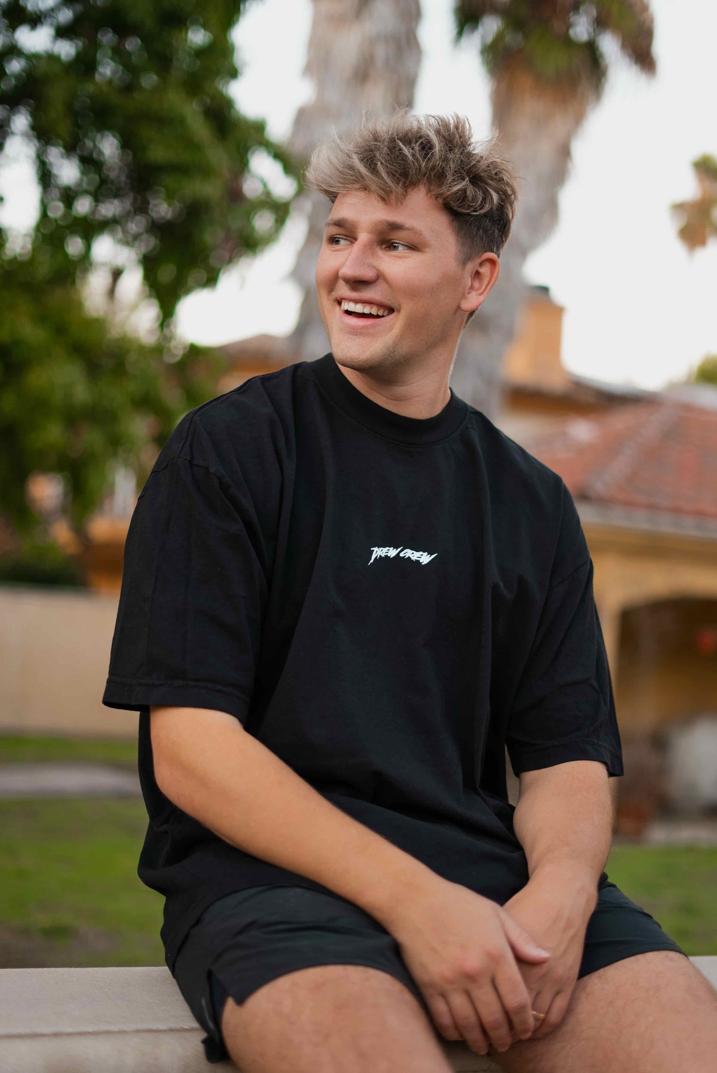 Drew Crew Drop Shoulder Tee (Black)