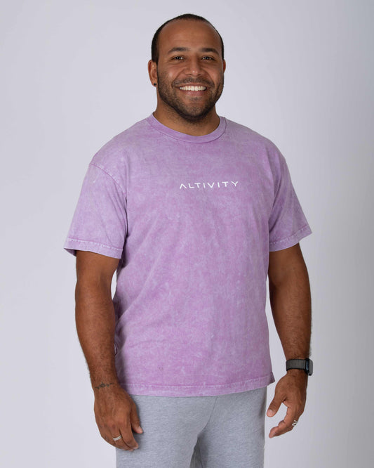 Lavender Drop Shoulder Tee