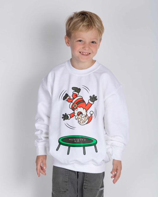 Flipping Santa Crewneck