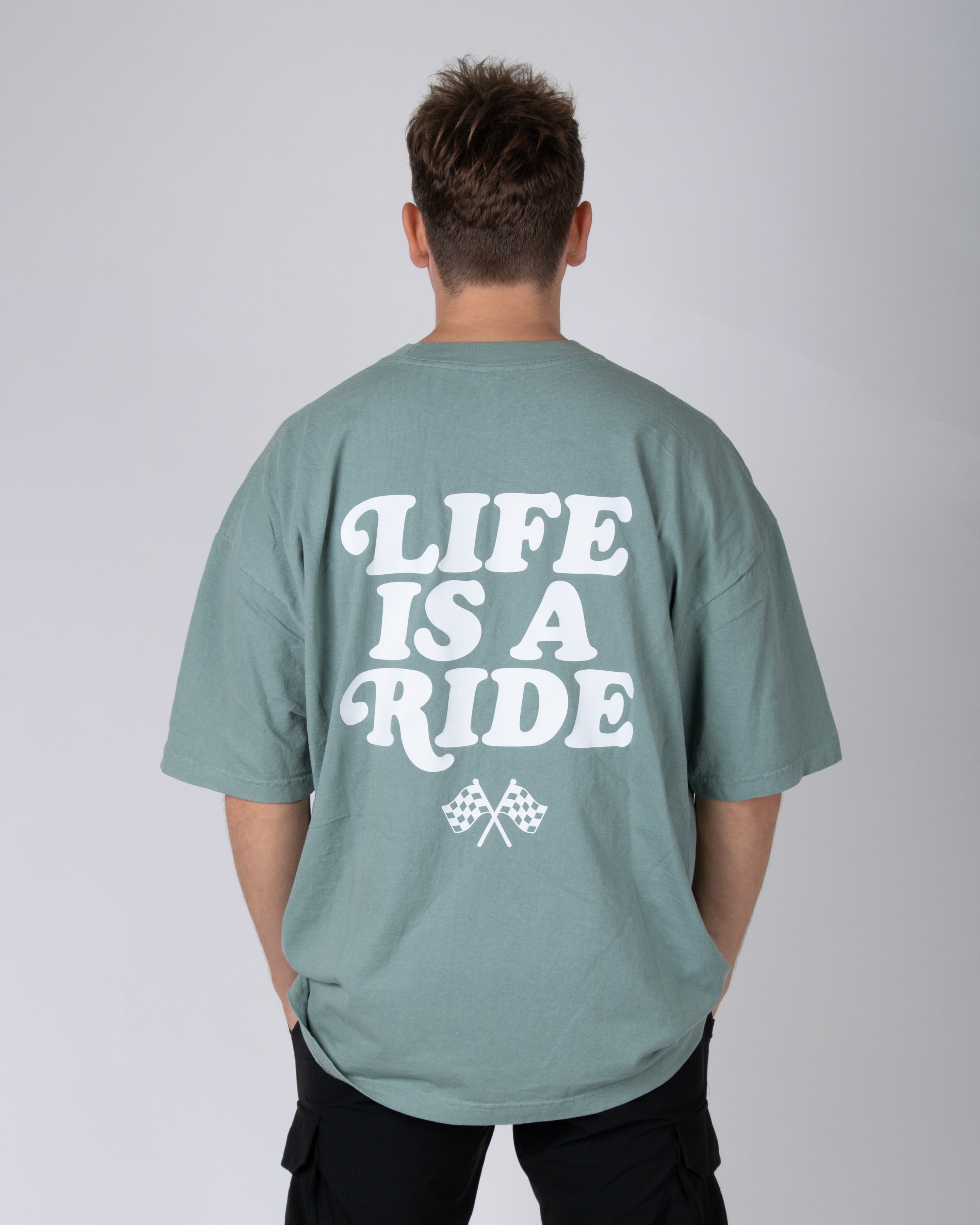 Life Is A Ride Tee (Mint Green) – Altivity LA