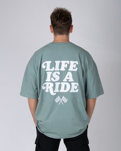 Life Is A Ride Tee (Mint Green)